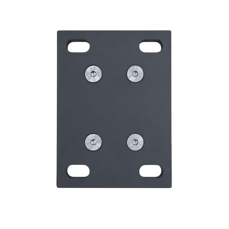 MCFENCE Anthracite, Platine pour poteau clôture multiangle