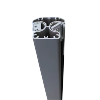 MCFENCE Anthracite, Poteau clôture multiangle [H 1.40m]