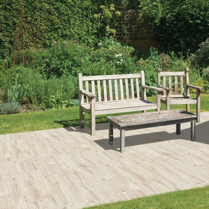 DALLE PADOUK White, Carrelage extérieur 2 cm DALLE PADOUK White, Carrelage extérieur 2 cm