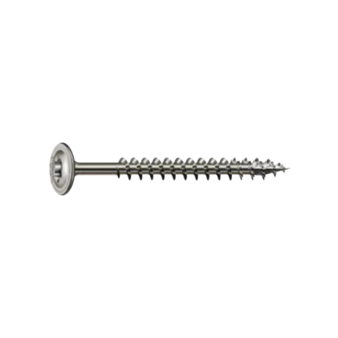Vis à bois acier inoxydable A2, Ø8 x 80 mm Vis à bois acier inoxydable A2, Ø8 x 80 mm
