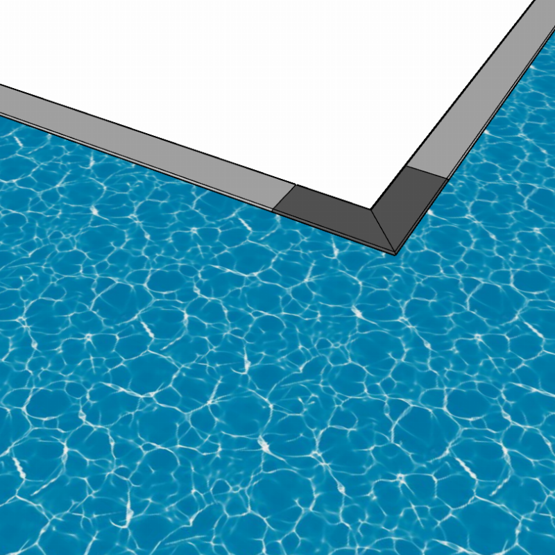 AEQUA Cirrus, Margelle de piscine