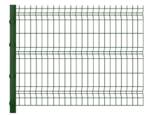 PROFENCE - Clôture rigide à platine - VERT ( Kit complet L2230 x H1730 mm )