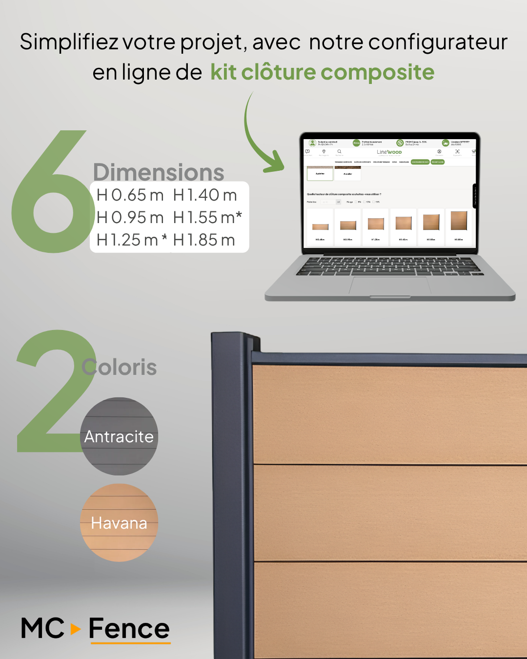 Poteau aluminium multiangle pour clôture composite, caractéristiques techniques et amplitude de réglage de 90° à 180°